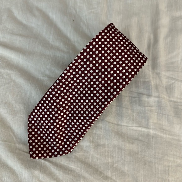 Ermengildo Zegna Dot Silk Tie - Picture 1 of 4